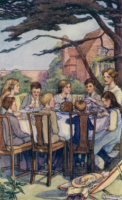 Scène de The Slowcoach, par Edward Verrall Lucas - Mary V. Wheelhouse